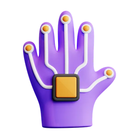 VR-Gaming-Handschuhe  3D Icon