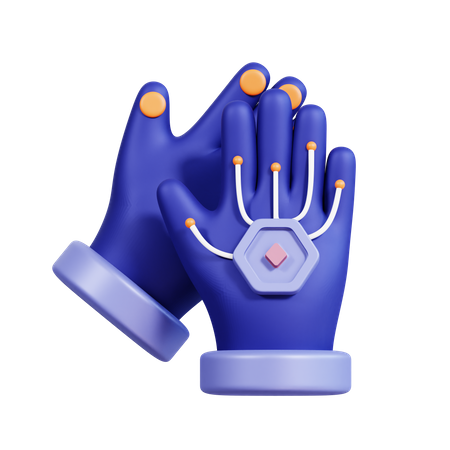 VR-Gaming-Handschuhe  3D Icon