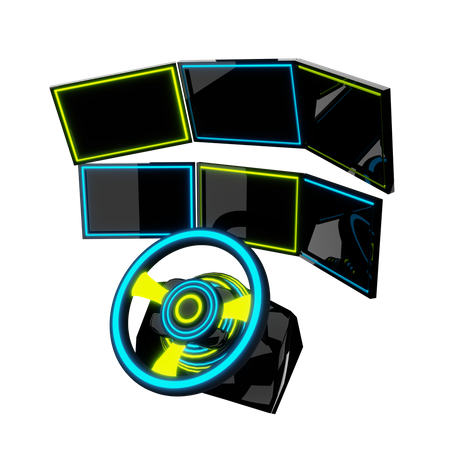 Vr Gaming Steering  3D Icon