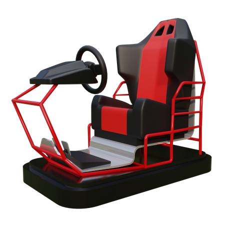 Vr Gaming Steering  3D Illustration