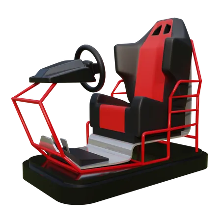 Vr Gaming Steering  3D Illustration