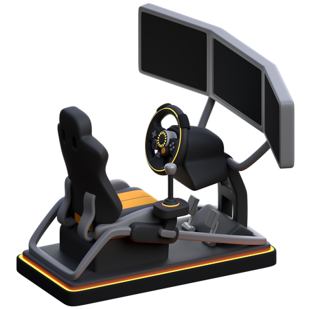 Vr Gaming Steering  3D Icon
