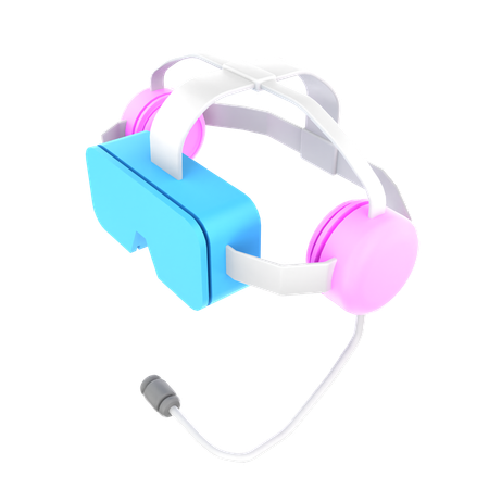 VR 유리  3D Icon