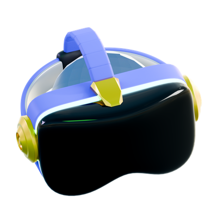 VR 유리  3D Icon