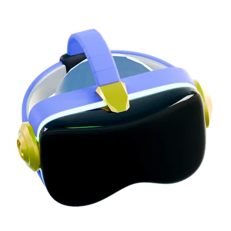 VR 유리  3D Icon