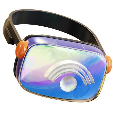 VR 안경  3D Icon