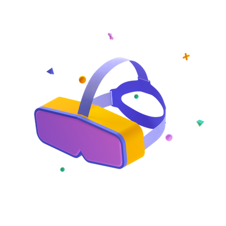 VR Glasses  3D Illustration