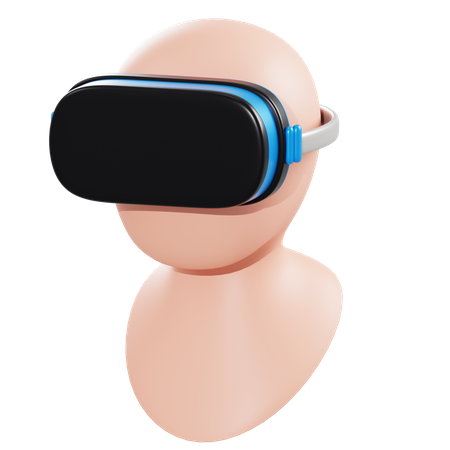 VR glasses 3D Illustration
