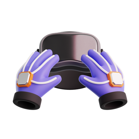 VR 장갑  3D Icon
