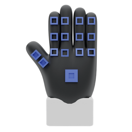 Vr Gloves  3D Illustration