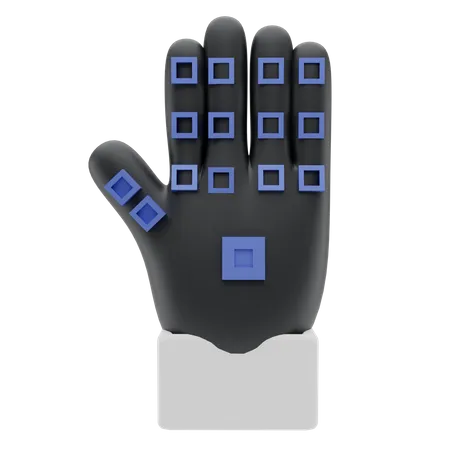 Vr Gloves  3D Illustration