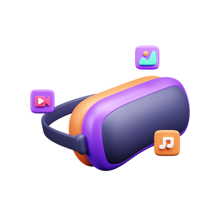 VR 구글  3D Icon