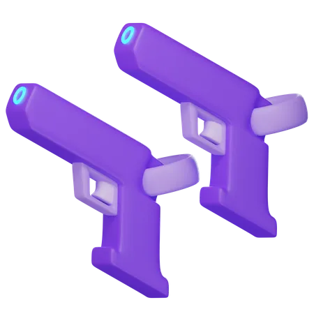 Vr Gun  3D Icon