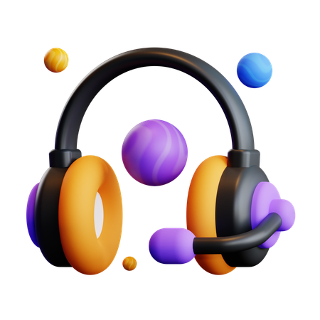 VR Headphone  3D Icon