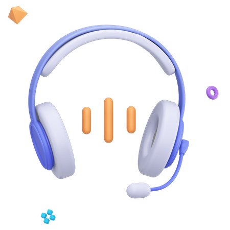 Vr Headphone  3D Icon