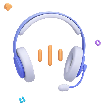 Vr Headphone  3D Icon