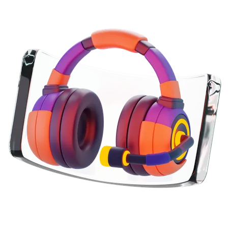 Vr Headset Futuristic  3D Icon