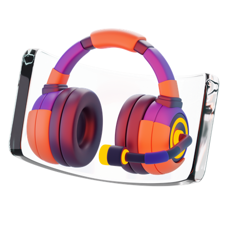 Vr Headset Futuristic  3D Icon