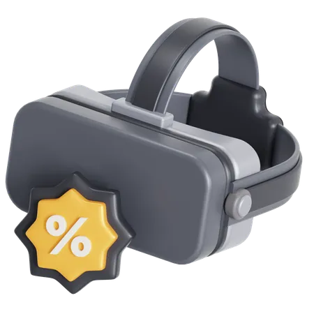 VR-Headset-Rabatt  3D Icon