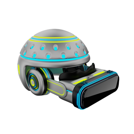 VR-Helm  3D Illustration