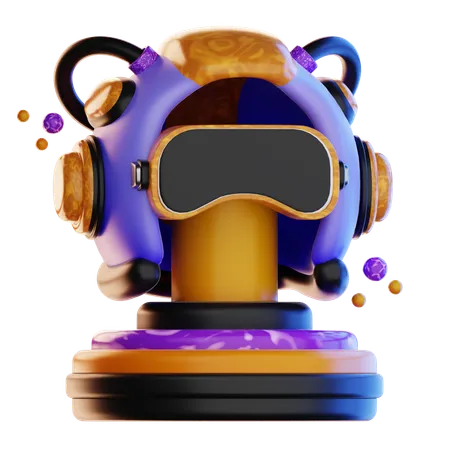 Vr Helmet  3D Icon