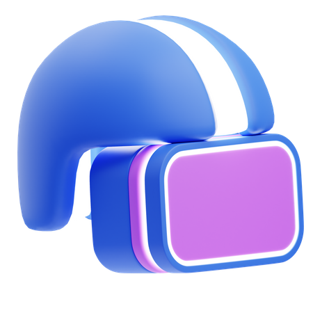 Vr Helmet  3D Icon