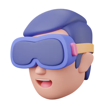 Vr Helmet  3D Icon