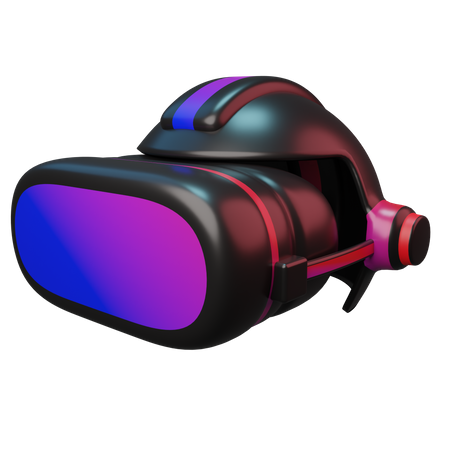 VR helmet  3D Illustration