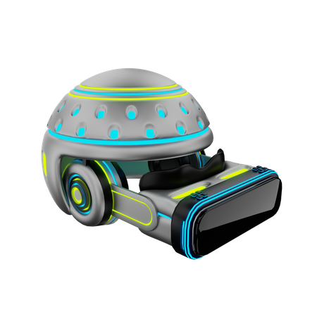 Vr Helmet  3D Illustration