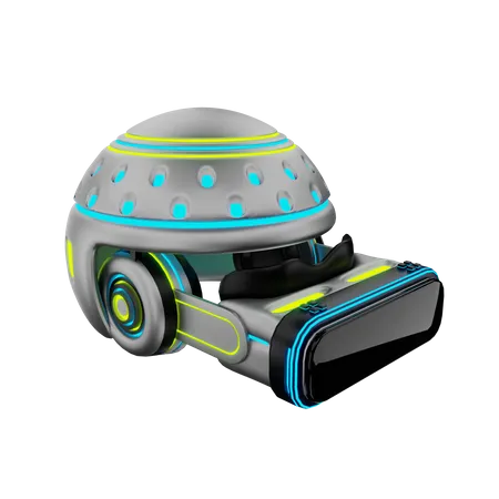 Vr Helmet  3D Illustration