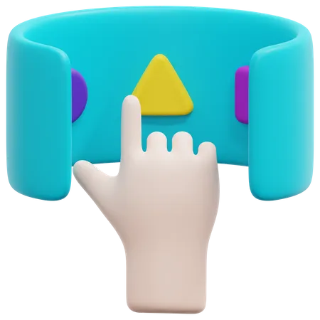 Vr Interaction  3D Icon