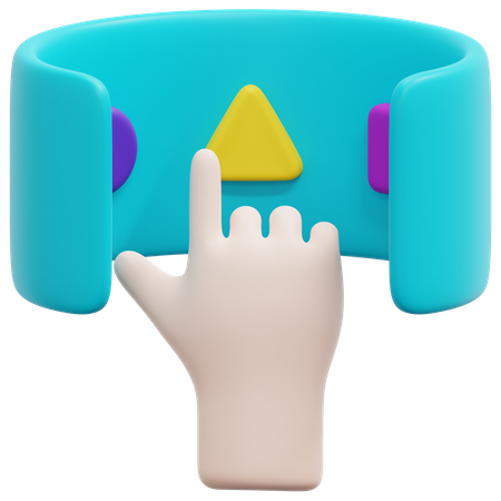 Vr Interaction 3D Icon