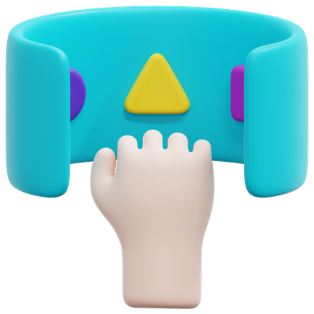 VR-Interaktion  3D Icon