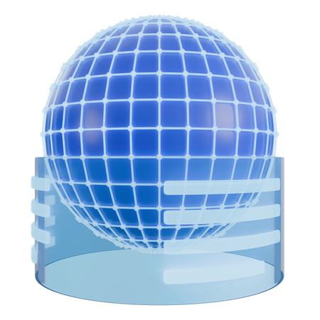 Monde VR  3D Icon