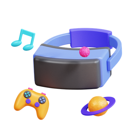 Monde VR  3D Icon