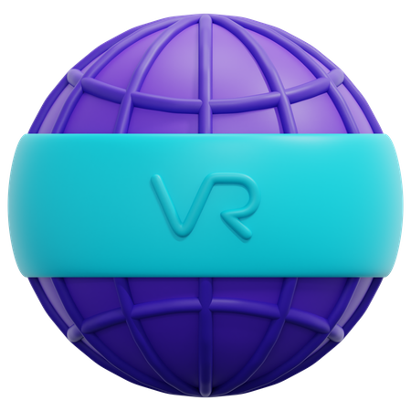 Mundo VR  3D Icon