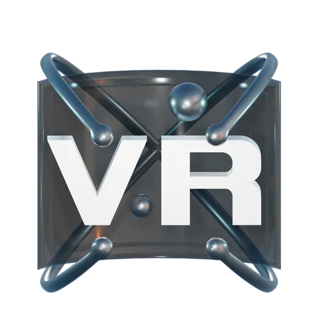 Palavra de realidade virtual  3D Icon