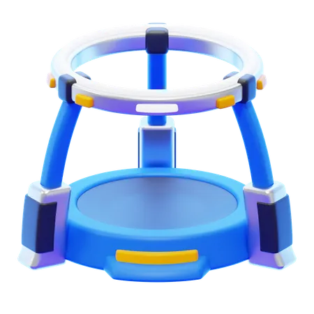 VR PLATFORM  3D Icon