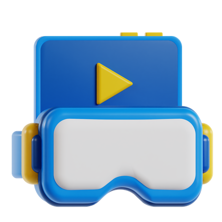 Vr Play  3D Icon