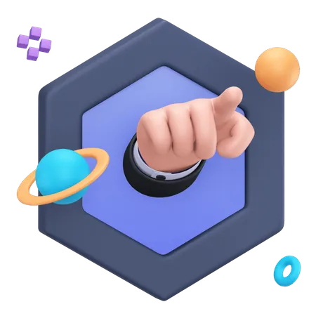 Vr Portal  3D Icon