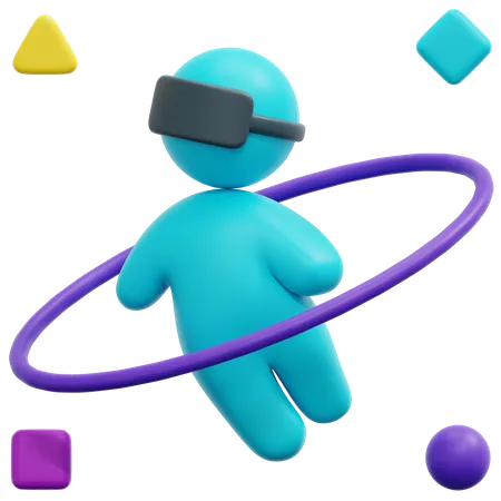 VR-Raum  3D Icon