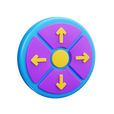 VR-Richtungen  3D Icon