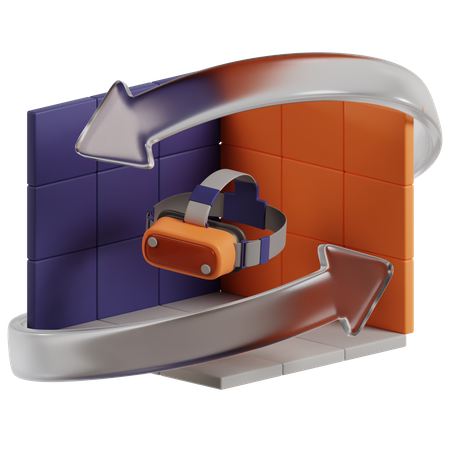 Vr Room  3D Icon