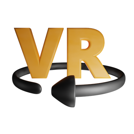 Rotação de realidade virtual  3D Icon