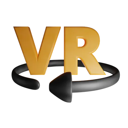 Rotação de realidade virtual  3D Icon