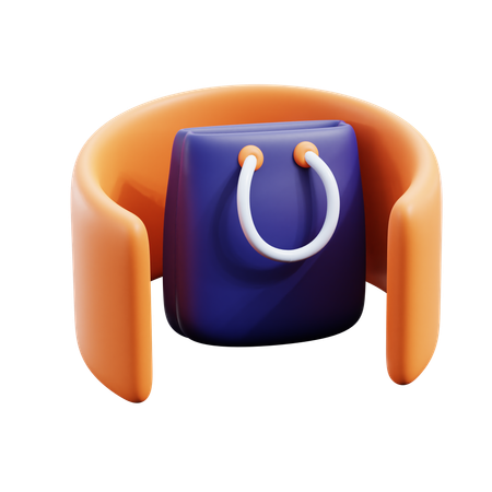 Vr Shopping  3D Icon