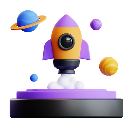 VR Space  3D Icon