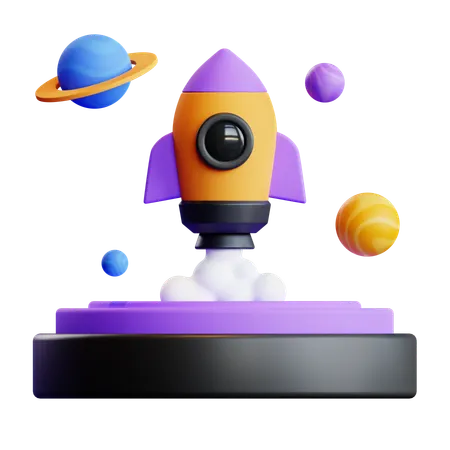 VR Space  3D Icon