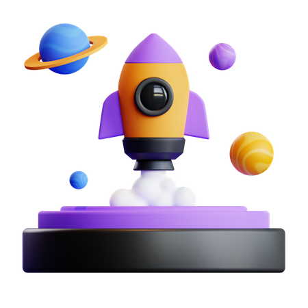 VR Space  3D Icon