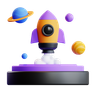 3d metaverse space emoji